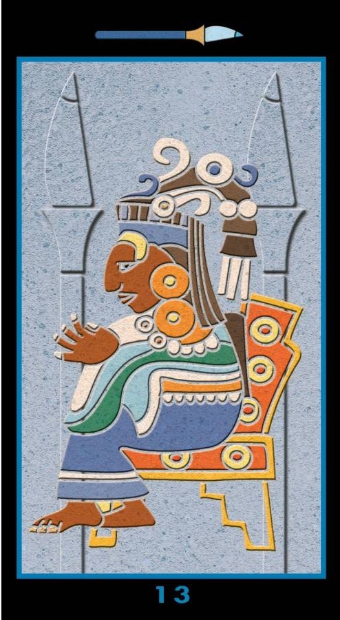 Reine de Lances - Tarot Maya