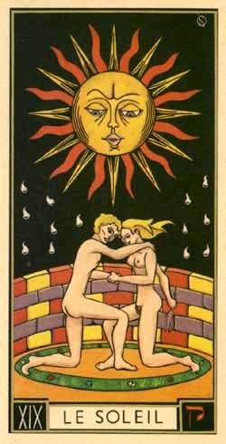 XIX Le Soleil - Le tarot d'Argolance