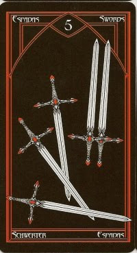5 d'Épées - Le tarot Cruel Thing