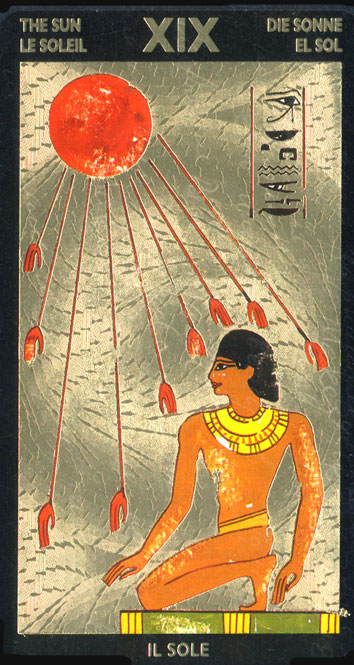 XIX Le Soleil - Le Tarot de Néfertari