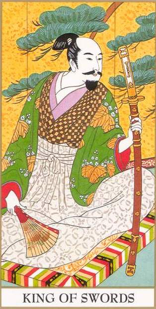Roi d'Épées - Tarot Ukiyoe