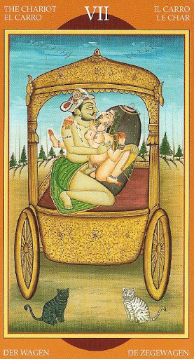 VII Le Chariot - Kamasutra Tarot - Érotique