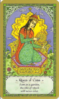 Reine de Deniers - Tarot Rumi