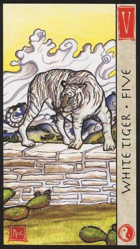 5 du Tigre Blanc - Le Tarot Feng Shui