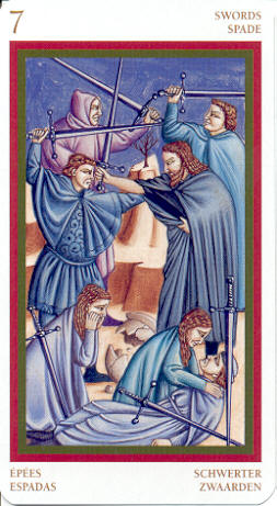 7 d'Epées - Le Tarot Giotto