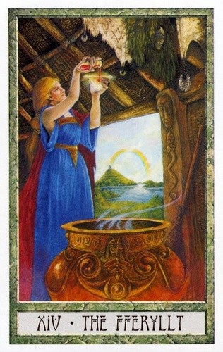 XIV Tempérance - Le tarot Druid Craft