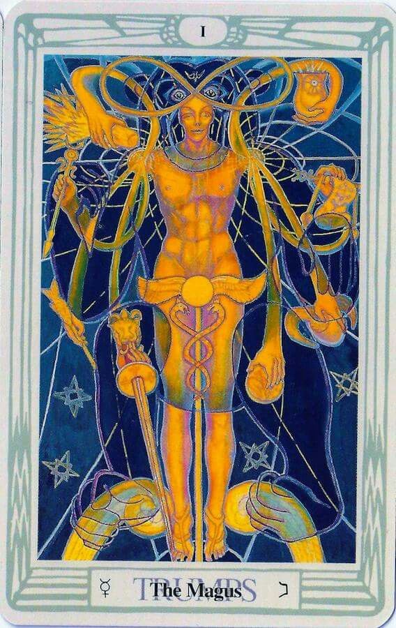 I Le Mage - "Le Magicien Enchanteur" - Tarot de Thoth