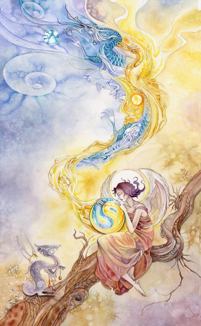 XIV Tempérance - Tarot Shadowscapes