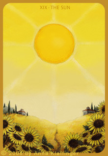 XIX Le Soleil - Le tarot d'Anna K.