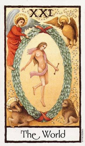 XXI Le Monde - Old English Tarot