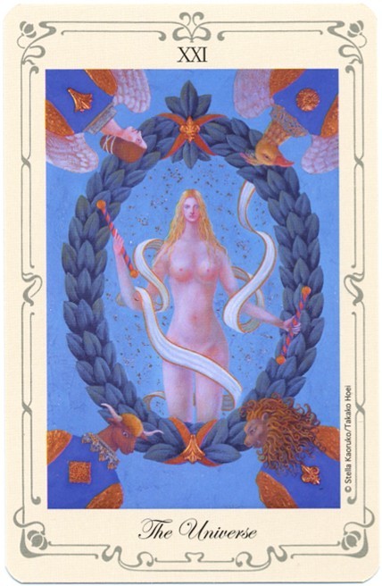 XXI L'Univers - Tarot de Stella