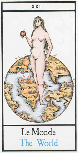 XXI Le Monde - Tarot Maddonni