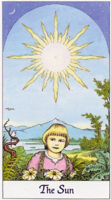 XIX Le Soleil - Le Tarot Cosmique