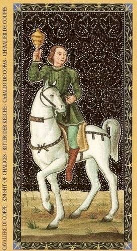 Chevalier de Coupe - Le Tarot Doré de la Renaissance