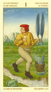 As d'Épées - Le tarot Bruegel