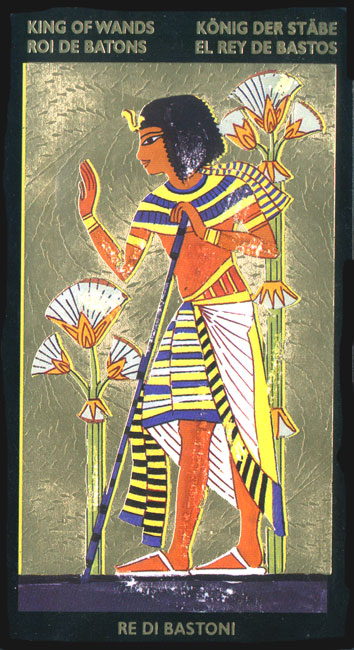 Roi de Bâtons - Le Tarot de Néfertari