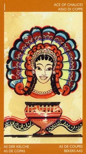 As de Coupes - Le tarot Étrusque