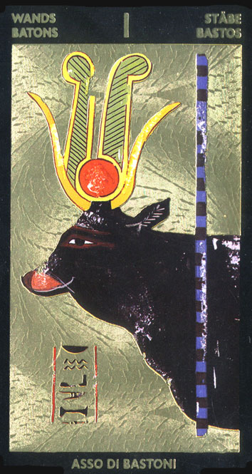 As de Bâtons - Le Tarot de Néfertari