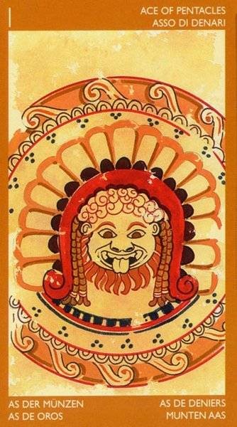 As de Deniers - Le tarot Étrusque