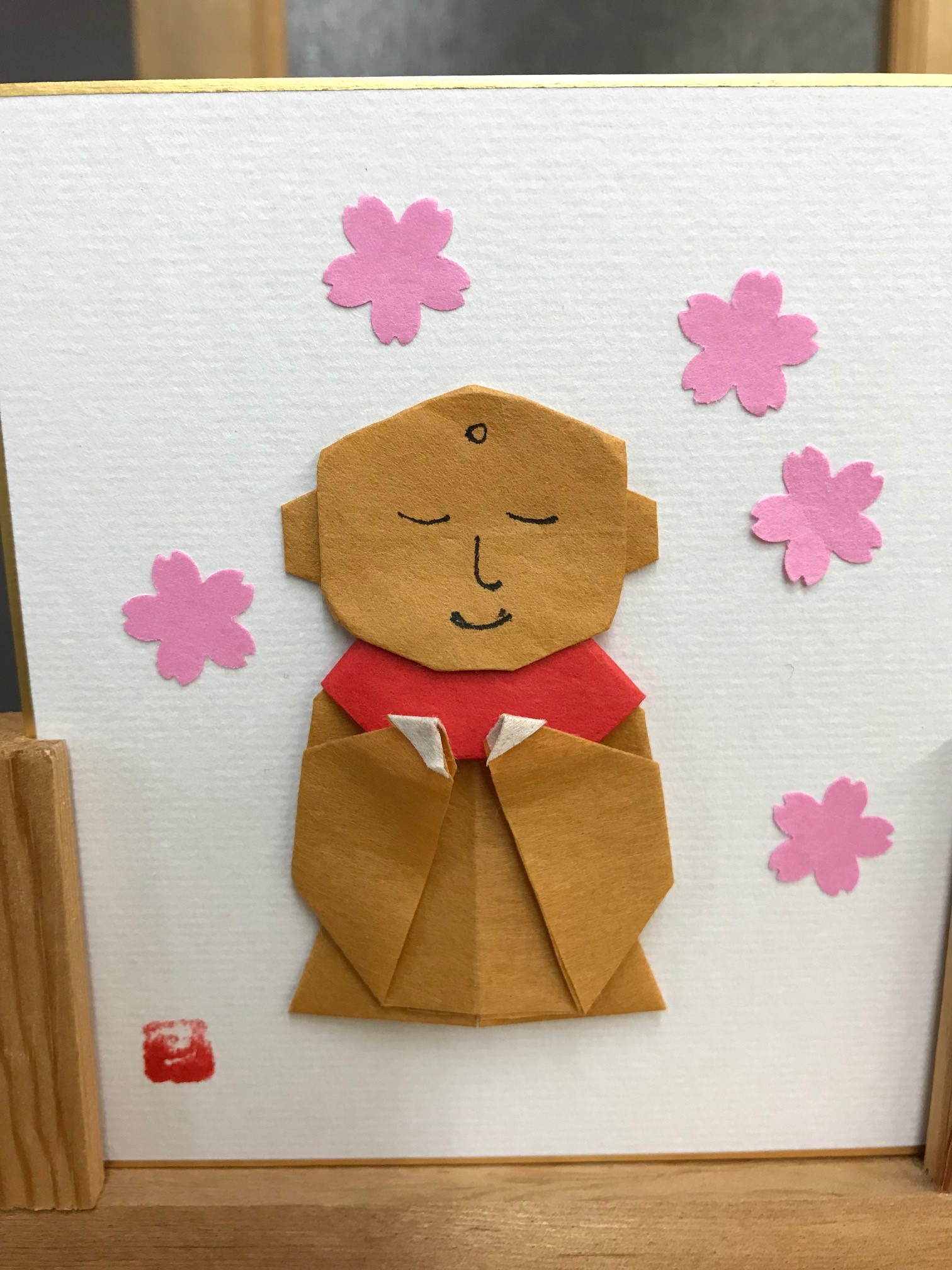 H30年3月 桜とお地蔵様