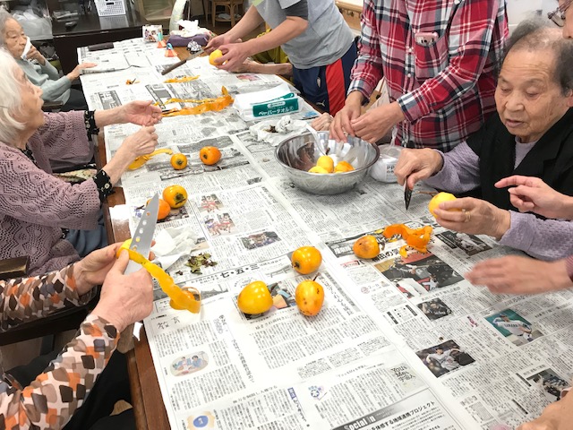 平成30年10月 干し柿作り