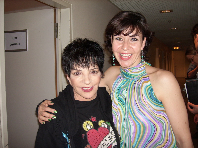 Persönliches Treffen mit LIZA MINELLI nach dem Konzert in der Stadthalle Bielefeld am 18.6.09