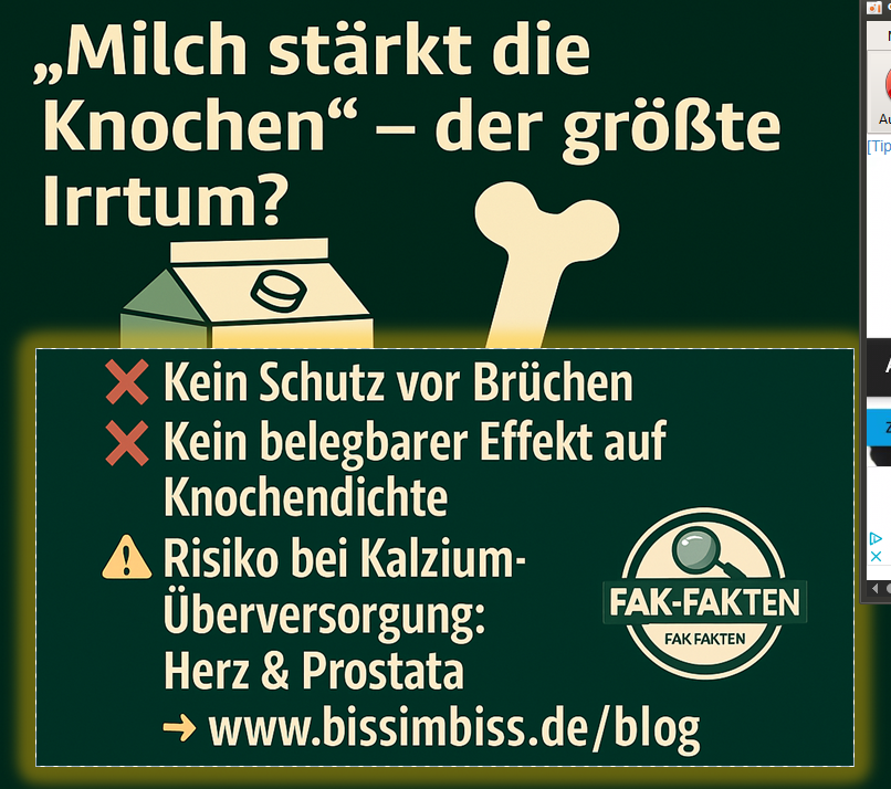 Milch & Knochen – der größte Irrtum?