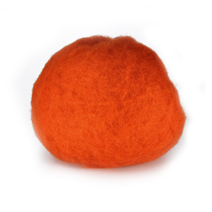 Filzwolle Orange