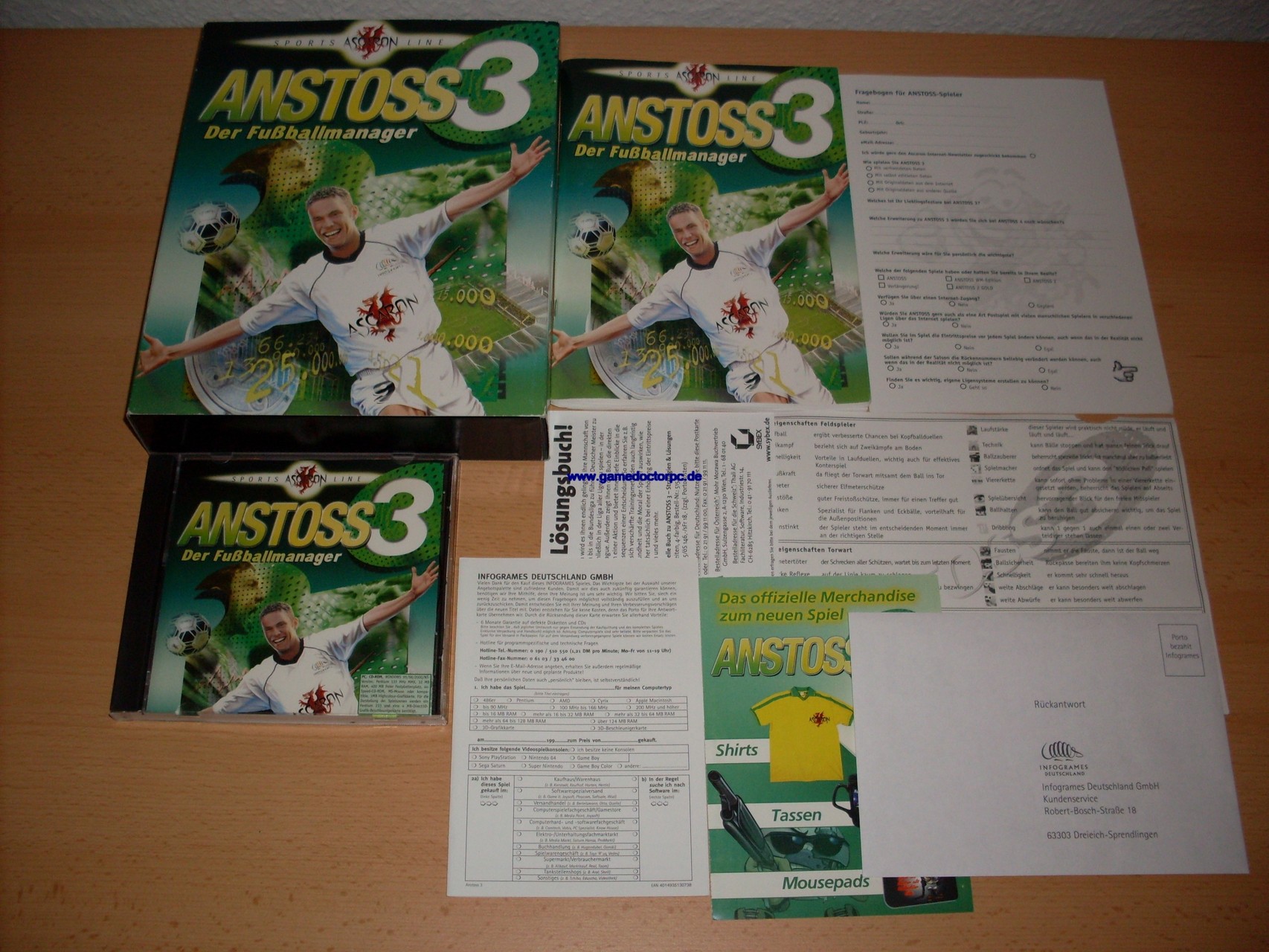 Anstoss 3 auf Windows XP   Vista   7   8 spielen (32-Bit   64-Bit Version) - GameDoctorPC - alte ...