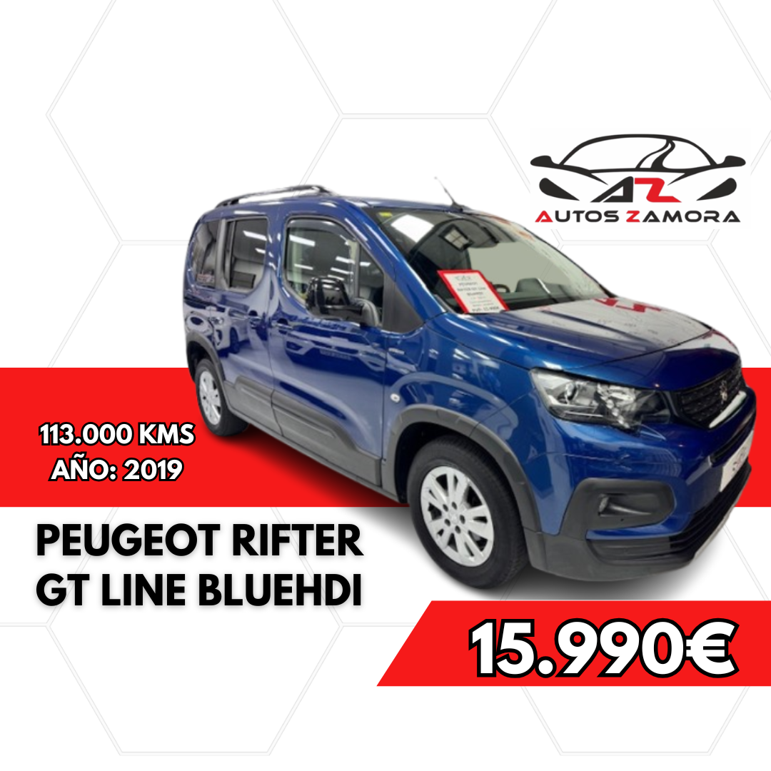 PEUGEOT RIFTER GT LINE BLUEHDI ÚNICO PROPIETARIO