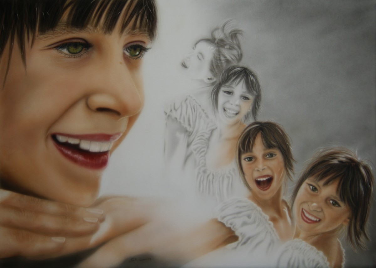 "Lea" Airbrushkarton 50 x 70 cm