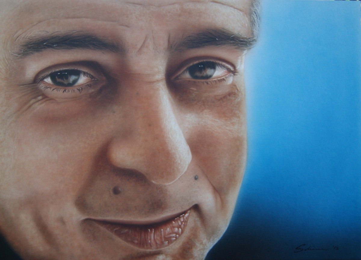 "Achim" Airbrushkarton ca. 50 x 37 cm