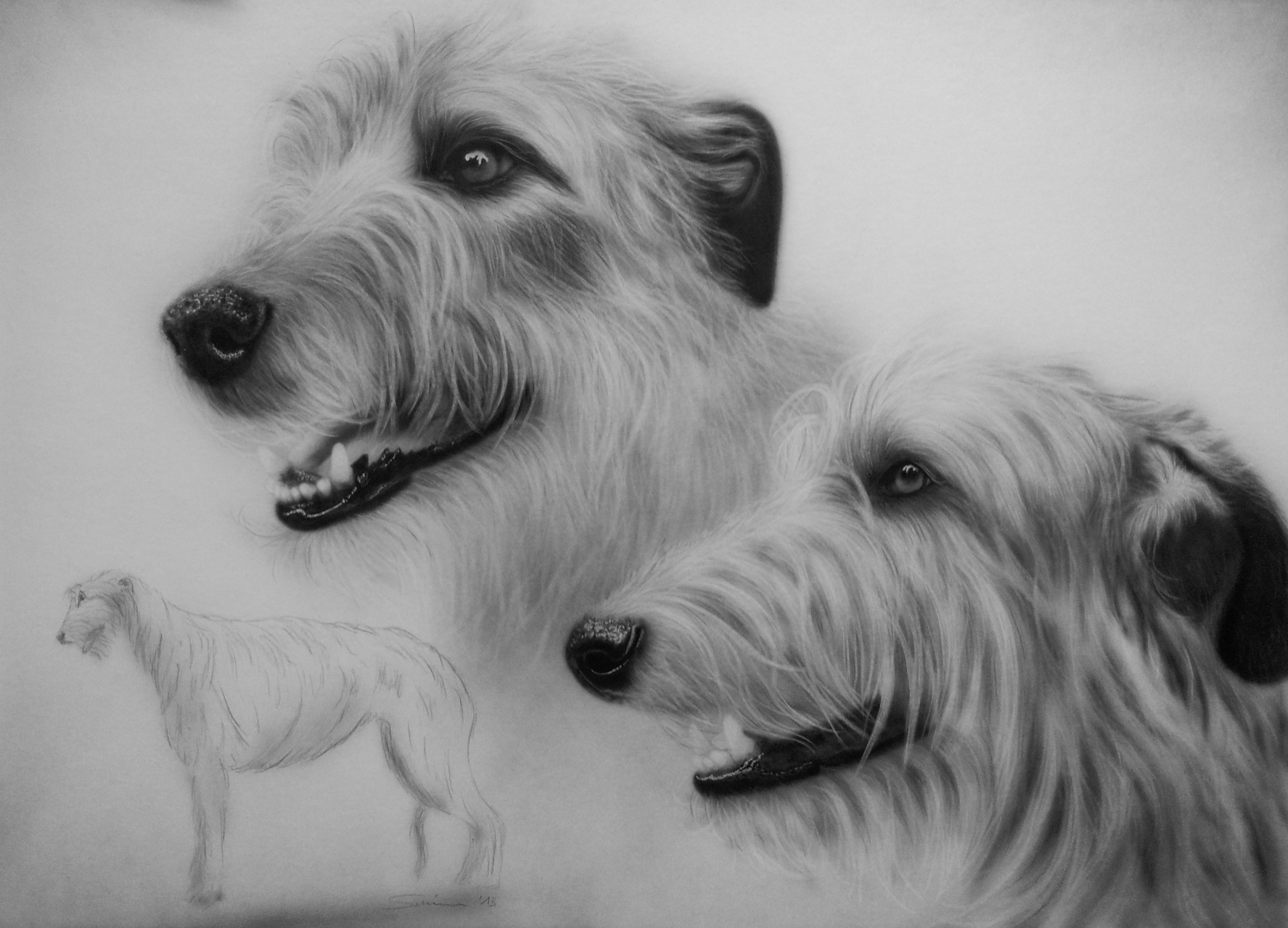 "Tavish & Gaven" Airbrushkarton ca. 50 x 70 cm