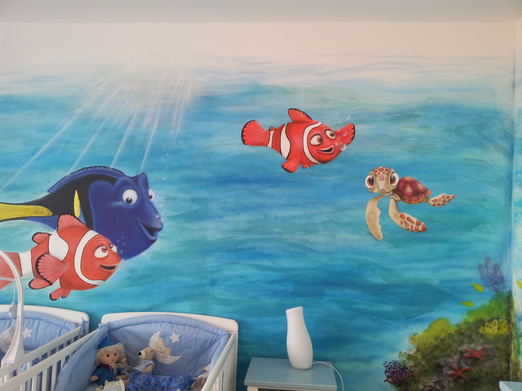 Nemo Landschaft im Kinderzimmer