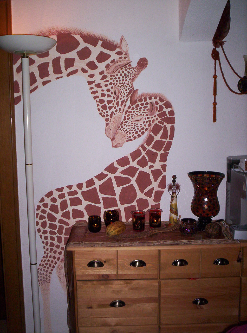 Giraffen im Esszimmer