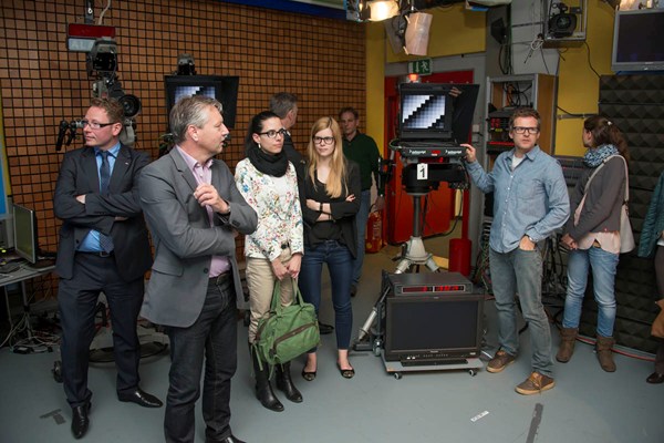 2014 LPC Besuch beim ORF Landesstudio Voralrberg, Bild: Exclusiv.li, Albert Mennel