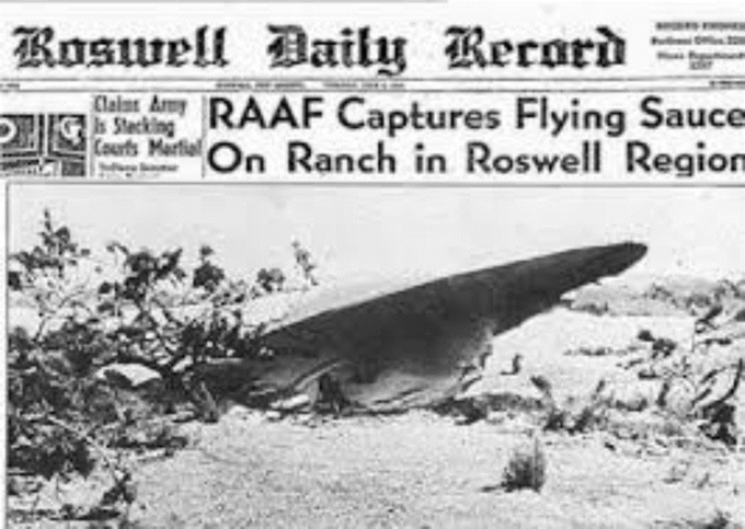 Foto: Posible accidente de un OVNI en Roswell Nuevo México 2 de Julio de 1947