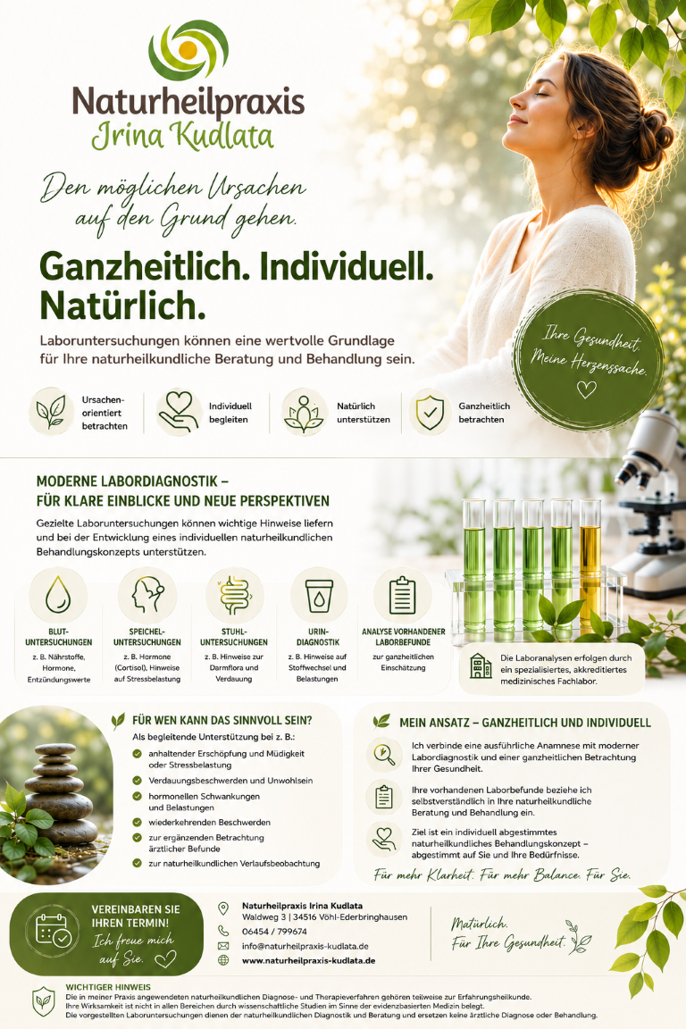 Ganzheitliche Betrachtung, individuelle Abstimmung auf Ihre Bedürfnisse & natürliche Begleitung