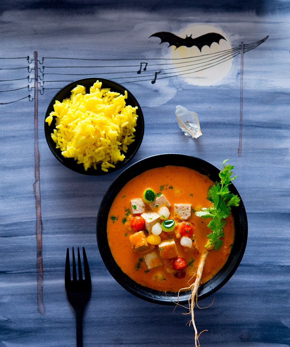 Coconut Dracula – Rotes Tofu-Gemüse-Curry