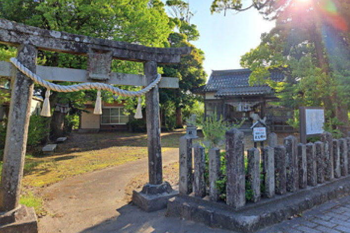 【はわい温泉　宮本神社】<ペットと遊べる>各宿から車で約20分