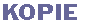 PC/GEOS Office-Assistenten-Vorlage Stempel "Kopie"