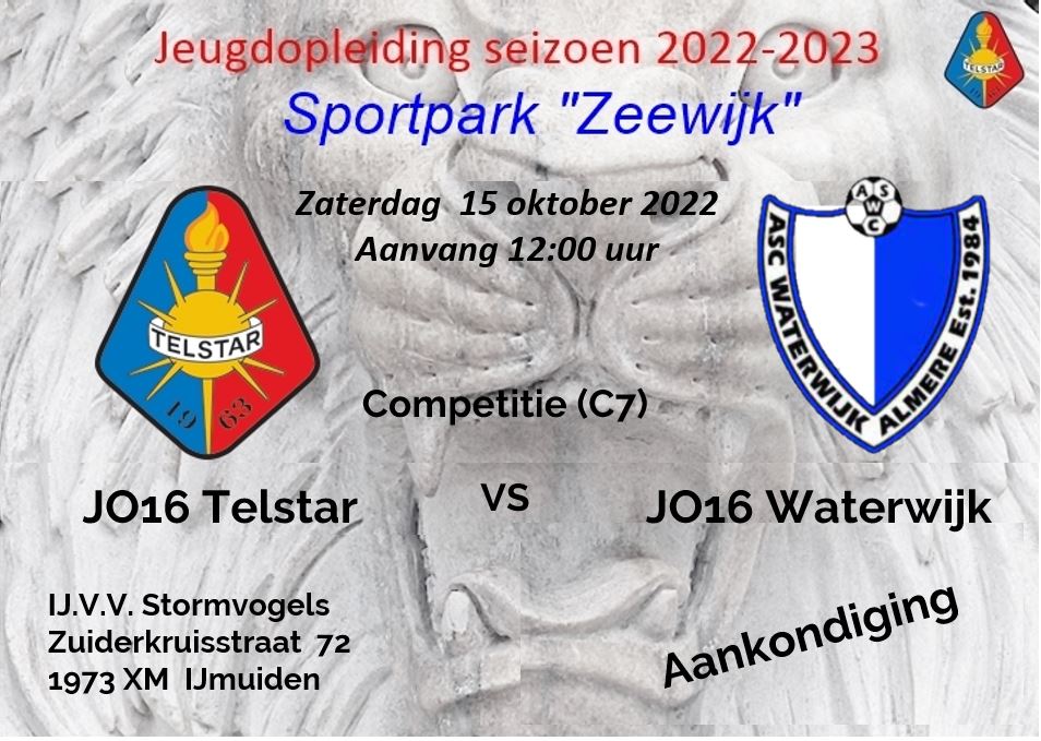 2022-10-13 aankondiging JO16 Telstar-JO16 Waterwijk (C7)