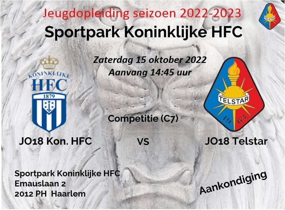2022-10-13 aankondiging JO18 Kon.HFC-JO18 Telstar (C7)