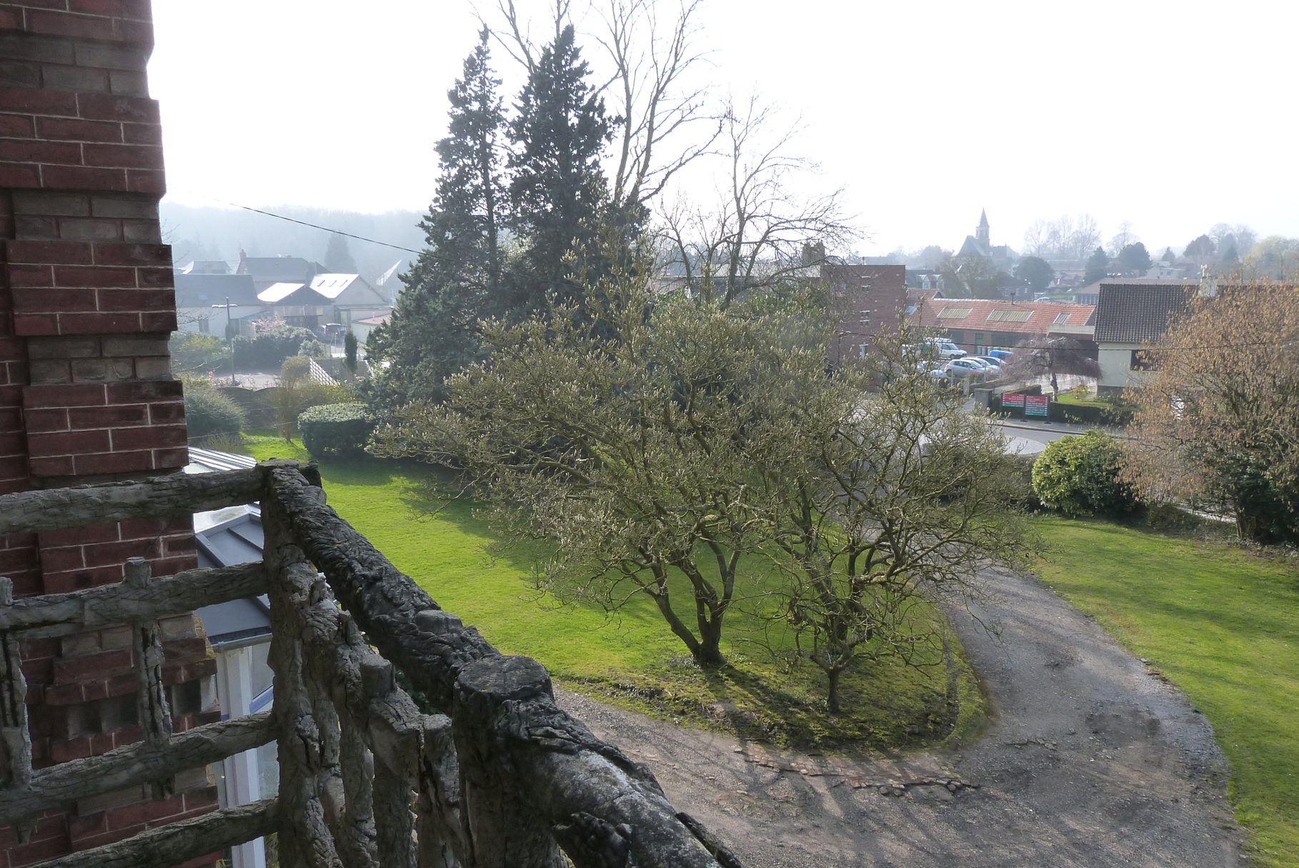 vue du balcon de la chambre 1