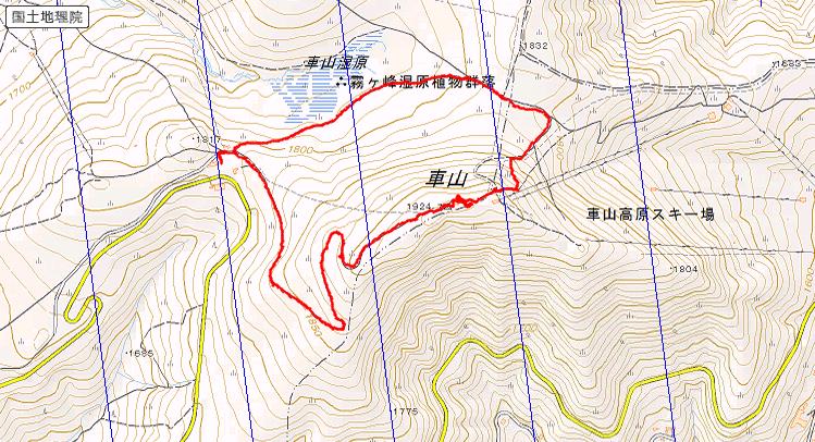 車山ルート図