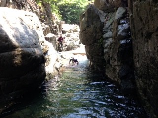 瀞は私は右岸高巻き