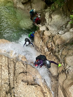 水流がきついです。頑張って！