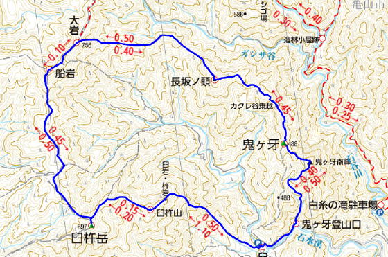 周回コース地図
