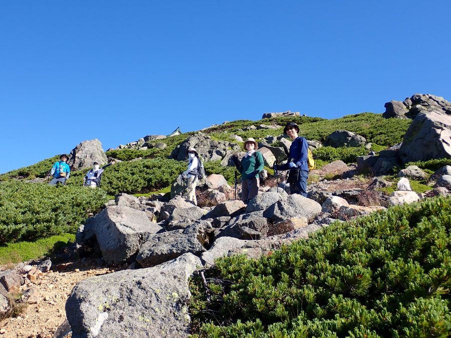 バラエティに富んだ登山を行っています