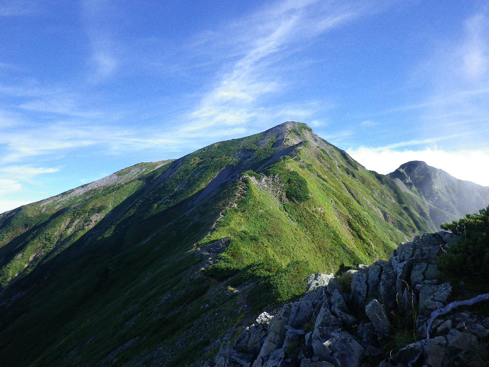 個人山行　爺ヶ岳から鹿島槍ヶ岳山行